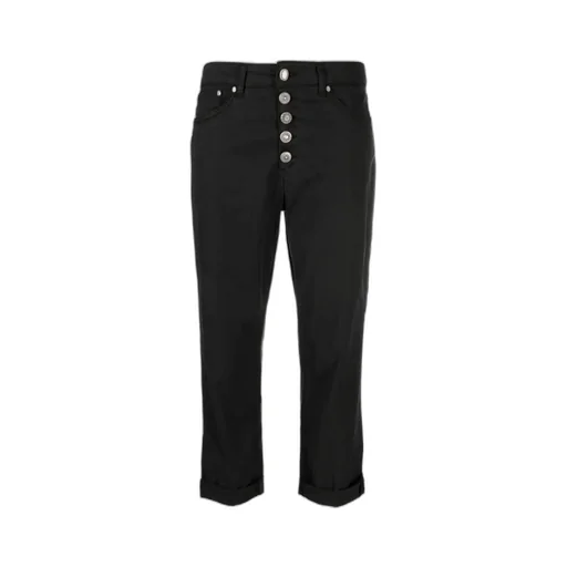 Straight Leg Cropped Trousers