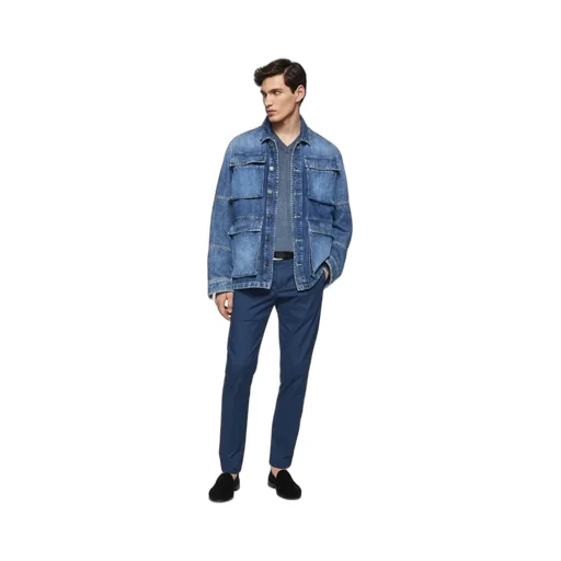 Belt-Loop Casual Pants