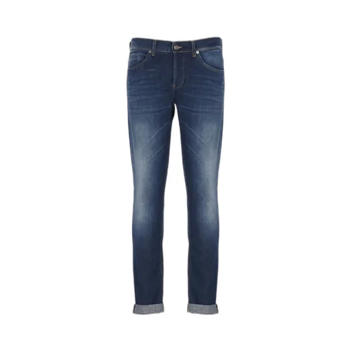 Mid-Rise Straight-Leg Stretched Jeans