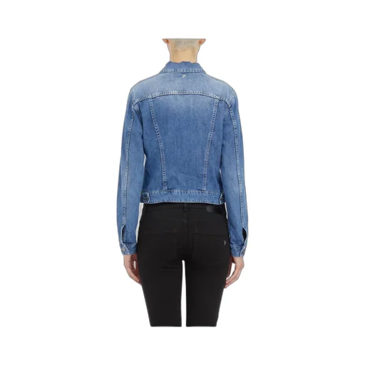 Long-Sleeved Denim Coat