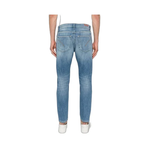 Dian Logo-Plaque Distressed Jeans