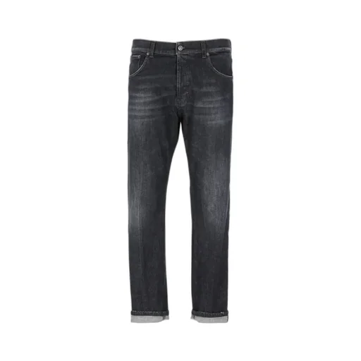 Button Detailed Straight Leg Jeans