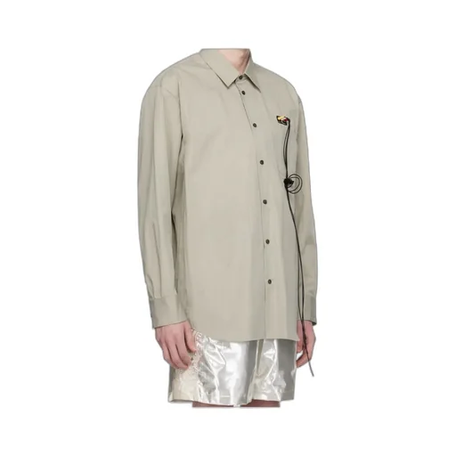 3D-Detail Technical-Cotton Shirt