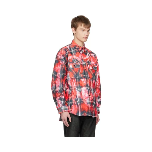 Mirage Check-Pattern Shirt