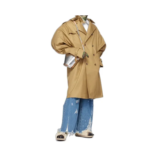 Double-Breasted Trench Coat