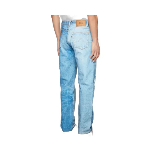Ripped-Detail Denim Jeans