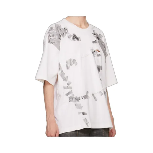 Tape-Print T-Shirt