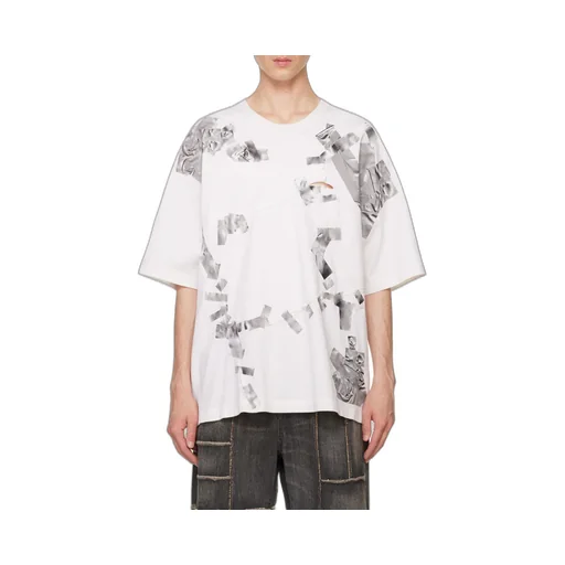 Tape-Print T-Shirt