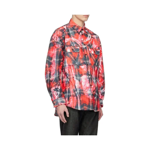 Mirage Check-Pattern Shirt