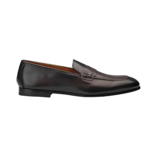 Penny-Slot Slip-On Loafers