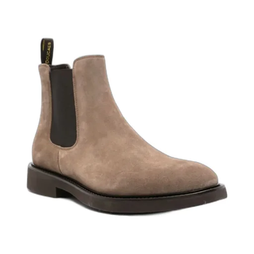 Almond Toe Slip-On Ankle Boots