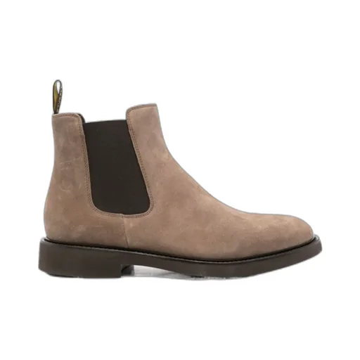 Almond Toe Slip-On Ankle Boots
