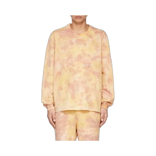 Tie-Dye Printed Long-Sleeved T-Shirt