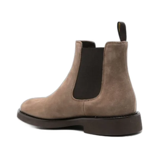 Almond Toe Slip-On Ankle Boots