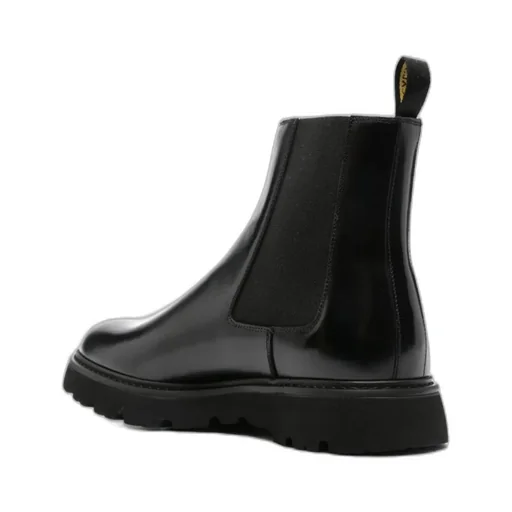 Round-Toe Slip-On Chelsea Boots