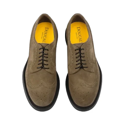 Suede Dovetail Lace-Up