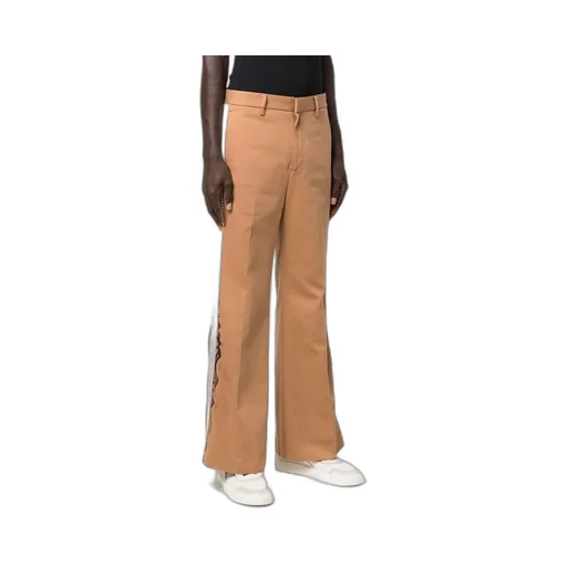 Side-Trim Flared Trousers