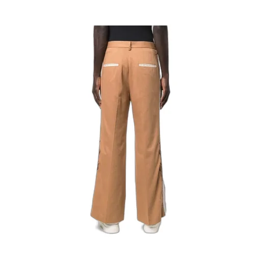 Side-Trim Flared Trousers