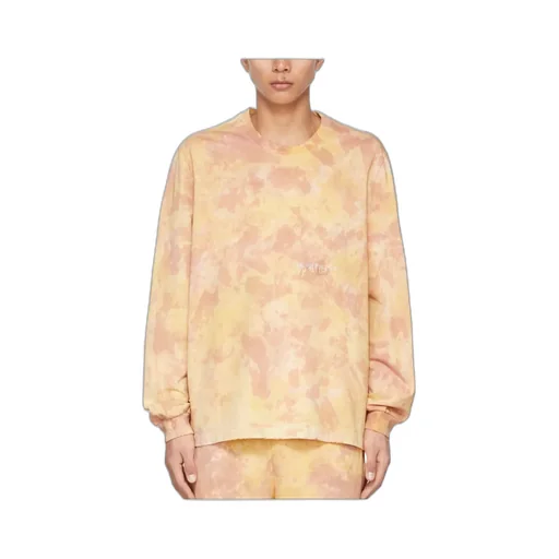 Tie-Dye Printed Long-Sleeved T-Shirt