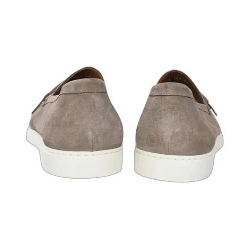 Penny-Slot Suede Loafers