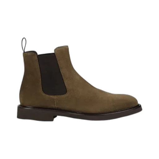 Elasticated Suede Boots