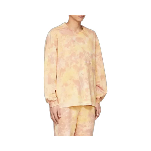 Tie-Dye Printed Long-Sleeved T-Shirt