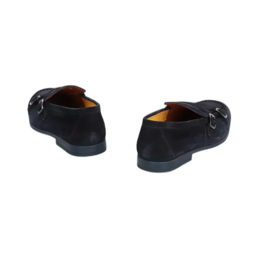 Buckle Detailed Slip-On Monk Shoes