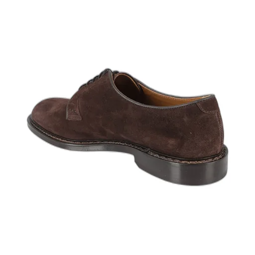 Round Toe Lace-Up Derby Shoes