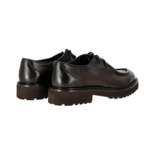 Logo Lace Leather Shoes