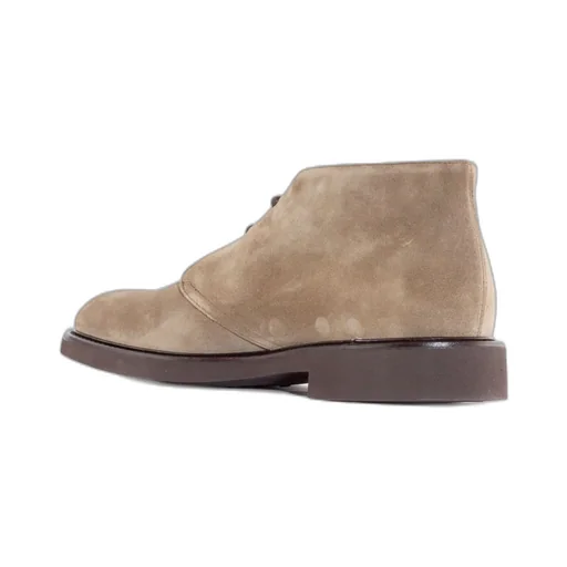Lace-Up Suede Derby Shoes