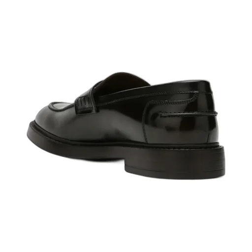 High-Shine Slip-On Loafers