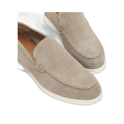 Round-Toe Slip-On Loafers