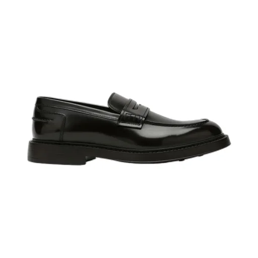High-Shine Slip-On Loafers