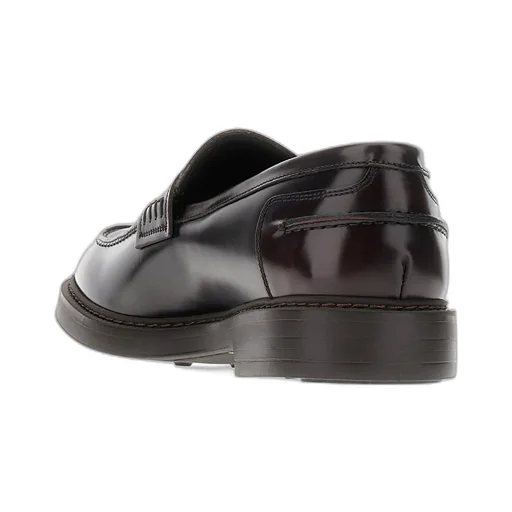 High-Shine Slip-On Loafers