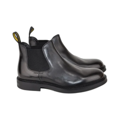 Round-Toe Slip-On Boots