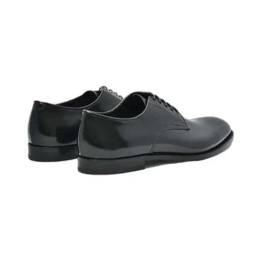 Round-Toe Lace-Up Oxford Shoes