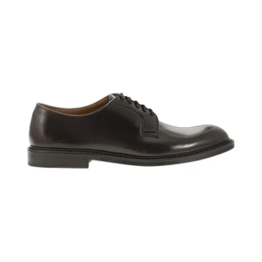 Almond Toe Lace-Up Derby Shoes
