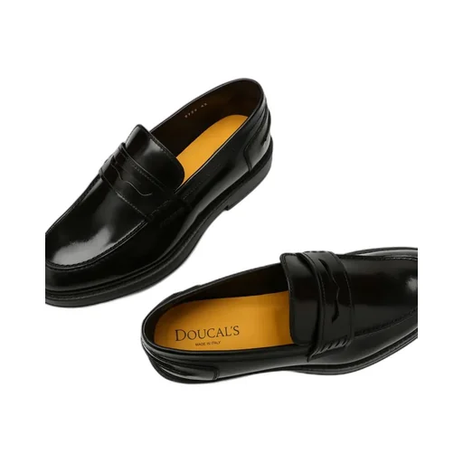 High-Shine Slip-On Loafers