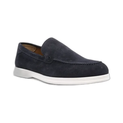 Round-Toe Slip-On Loafers