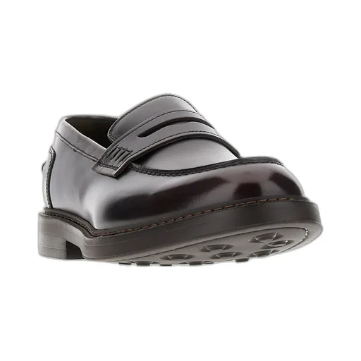 High-Shine Slip-On Loafers