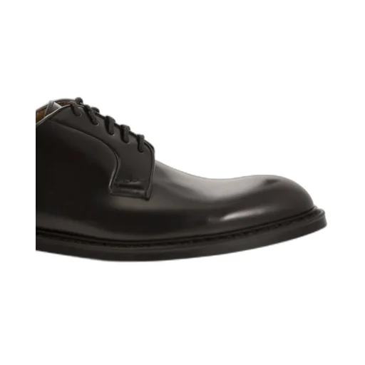 Almond Toe Lace-Up Derby Shoes