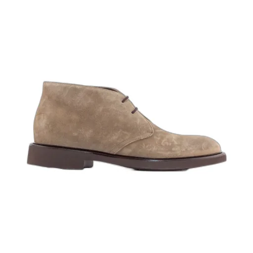 Lace-Up Suede Derby Shoes
