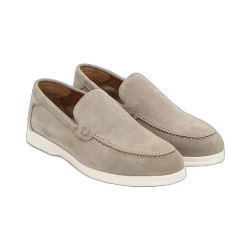 Round-Toe Slip-On Loafers