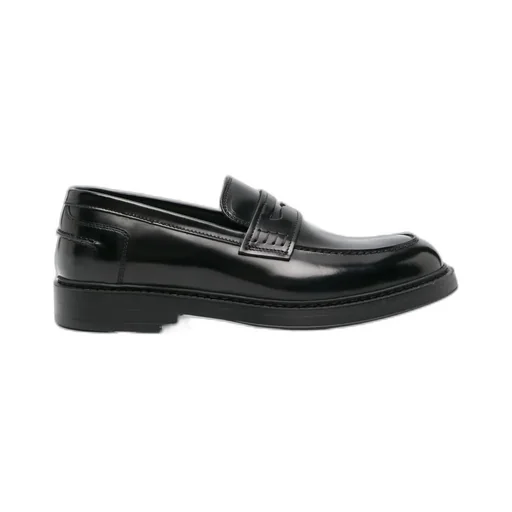High-Shine Slip-On Loafers