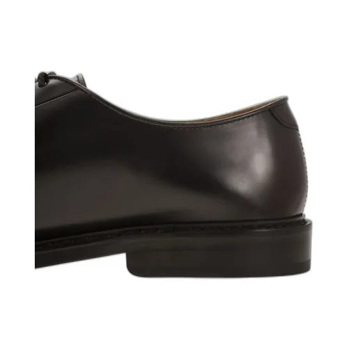 Almond Toe Lace-Up Derby Shoes