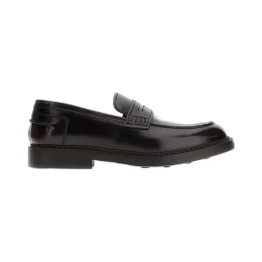 High-Shine Slip-On Loafers