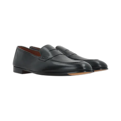 Penny-Slot Slip-On Loafers