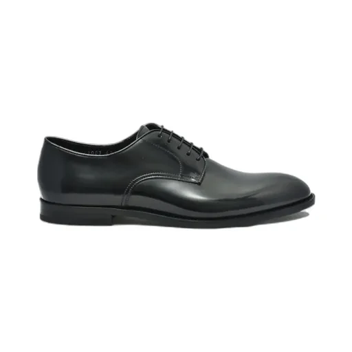 Round-Toe Lace-Up Oxford Shoes