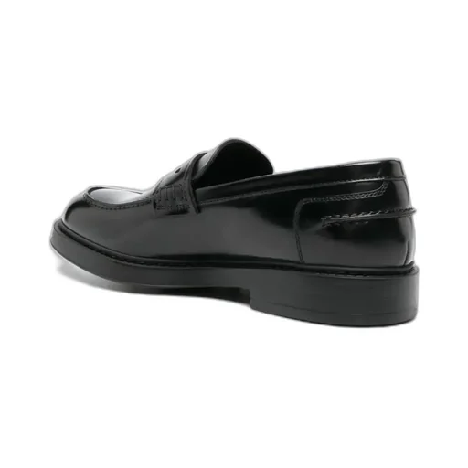 High-Shine Slip-On Loafers