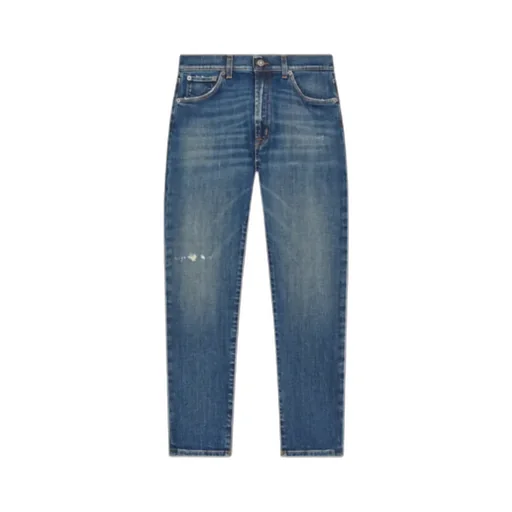 Slim-Fit Five-Bag Jeans With Holes